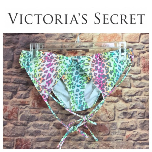 Victoria's Secret Swim Victoria Secret Animal Print String Bikini